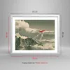 Gerahmtes Poster - Weißer Rahmen - Rot Flugzeug Berge - Produktbild-Vorschau 5