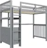 Łóżko na poddaszu Sweiko 90x200 cm, pionowa drabinka Podgląd zdjęcia produktu 8
