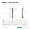 EMKE Elektrischer Handtuchheizkörper, APP Steuerung LED Produktbild-Vorschau 8