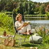 CCLIFE 2 Stk. Gartenstühle Hochlehner Balkonstühle klappbar Produktbild-Vorschau 9