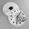 Wanduhr - Rund - Glasuhr - Skizze Wald Birke - 30x30cm - Produktbild-Vorschau 2