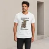Camiseta para hombre, blanca, talla L. Diseño: "El trabajo Vista previa de la imagen del producto 3