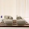 sweeek - Organisches 3-Sitzer-Ecksofa mit strukturiertem Produktbild-Vorschau 6