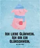 Mr. & Mrs. Panda Tagesdecke Schwein Glühwein - Eisblau - Produktbild-Vorschau 1