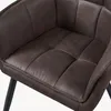 Juego de 2 sillas de comedor "Birmingham" con reposabrazos, Vista previa de la imagen del producto 9