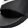 A close-up view of a black Nike slide sandal. Produktbild-Vorschau