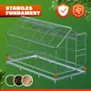 GARDEBRUK® Fundering voor kas, 380x190 cm, verzinkt staal. Productafbeelding-voorbeeld 5