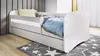 Kinderbett 160x80 mit Rausfallschutz, Lattenrost & Produktbild-Vorschau 1