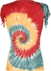 RED by EMP Damen T-Shirt mit Multicolor Batik-Waschung XL Produktbild-Vorschau 2