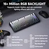 Angriffshai M86 Dichtung Mechanische Tastatur, 75% TRI-Mode Produktbild-Vorschau 4