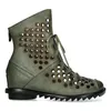 Laura Vita Damen Stiefelette aus Leder mit Lochmuster Produktbild-Vorschau 6