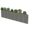 Gabionenwand Verzinkter Stahl 450×30×100 cm Produktbild-Vorschau 4