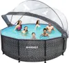 A family is enjoying a swim in an above-ground pool on a sunny day. Anteprima dell’immagine prodotto