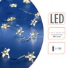 1.01 Guirlande lumineuse filaire avec 100 LED étoiles - Voir les images du produit 2
