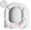 WC Sitz - Toilettensitz - Weiß - 42,5 Cm X 36,8 Cm - Produktbild-Vorschau 6