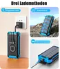 Solar Powerbank, 26800mAh Solar Ladegerät, Wireless Produktbild-Vorschau 5