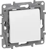 A white light switch cover with a gray mounting frame. Anteprima dell’immagine prodotto