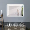 Badspiegel mit LED Beleuchtung 60x50cm Touchschalter Produktbild-Vorschau 2