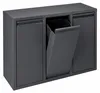 Relaxdays, cubo de basura con 3 compartimentos, capacidad Vista previa de la imagen del producto 1