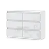 Commode & Armoire | Blanc Mat & Brillant | 6 tiroirs | Voir les images du produit 5