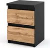 Nachttisch - Nachtschrank - Nachtkommode mit Schubladen Produktbild-Vorschau 5