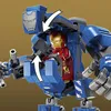 LEGO® Marvel 76315 Iron Man a jeho laboratoř: Síň brnění Náhled obrázku produktu 41