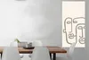 MuchoWow® Poster Gesicht - Abstrakt - Strichzeichnung Produktbild-Vorschau 2
