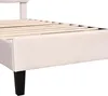 Čalúnená detská posteľ 90 x 200 cm s kvetinovým čelom a Náhľad obrázku produktu 7