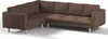 Dekoria Bezug für Norsborg 5-Sitzer Ecksofa, braun, Produktbild-Vorschau 1