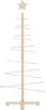 vidaXL Arbre de Noël en bois à décorer 125 cm Pin massif Voir les images du produit 3