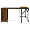 Schreibtisch Räuchereiche 141x141x75 cm Holzwerkstoff Produktbild-Vorschau 4