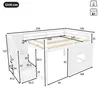 Flieks Etagenbett 140x200cm mit Rausfallschutz, Kinderbett Produktbild-Vorschau 7