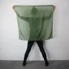 Baumwolltuch - grün Lurex silber - quadratisches Tuch Produktbild-Vorschau 9