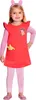 A young girl wearing a Peppa Wutz costume, standing against a white background. Anteprima dell’immagine prodotto