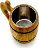 MyBer® Bierkrug aus Massivholz Eiche Krug Holzkrug ca. 0,5L Produktbild-Vorschau 4