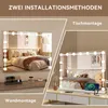 Puluomis Kosmetikspiegel Hollywood 15 LED 58x45cm 3 Farben Produktbild-Vorschau 4
