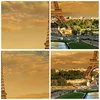 Wanduhr - Rund - Glasuhr - Eiffelturm Frankreich Paris - Produktbild-Vorschau 8