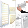 Doppelrollo ohne Bohren Klemmfix Rollos Fensterrollo Medusa Produktbild-Vorschau 5