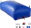 A blue, flexible water storage bladder with various accessories shown below. Podgląd zdjęcia produktu