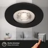 LED Einbauleuchten Badlampen dimmbar 4er Set 4,9W IP44 Ø9cm Produktbild-Vorschau 4