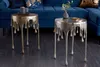 Beistelltisch 50cm Silber Design Tisch Modern Wohnzimmer Produktbild-Vorschau 6
