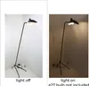 Čierna stojacia lampa s moderným minimalistickým severským Náhľad obrázku produktu 2