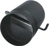 A black metal chimney pipe with a damper. Anteprima dell’immagine prodotto