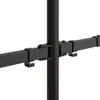 vidaXL Support de table pour 2 écrans Noir Acier VESA Voir les images du produit 12