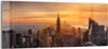 DEQORI Glasbild Echtglas 150x60 cm 'Goldene Produktbild-Vorschau 1