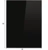 A black rectangular glass plate with dimensions indicated. Náhled obrázku produktu
