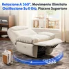 Poltrona relax elettrica ovale FLEXISPOT XR6 con coperta, Anteprima dell’immagine prodotto 4