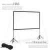 tectake Beamer-Leinwand mobil mit Stativen 126 Zoll 319cm Produktbild-Vorschau 3