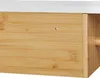 Porte-papier toilette en bambou avec étagère Voir les images du produit 8