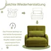 Canapé-lit pliable 4 en 1, fauteuil de relaxation et lit Voir les images du produit 7